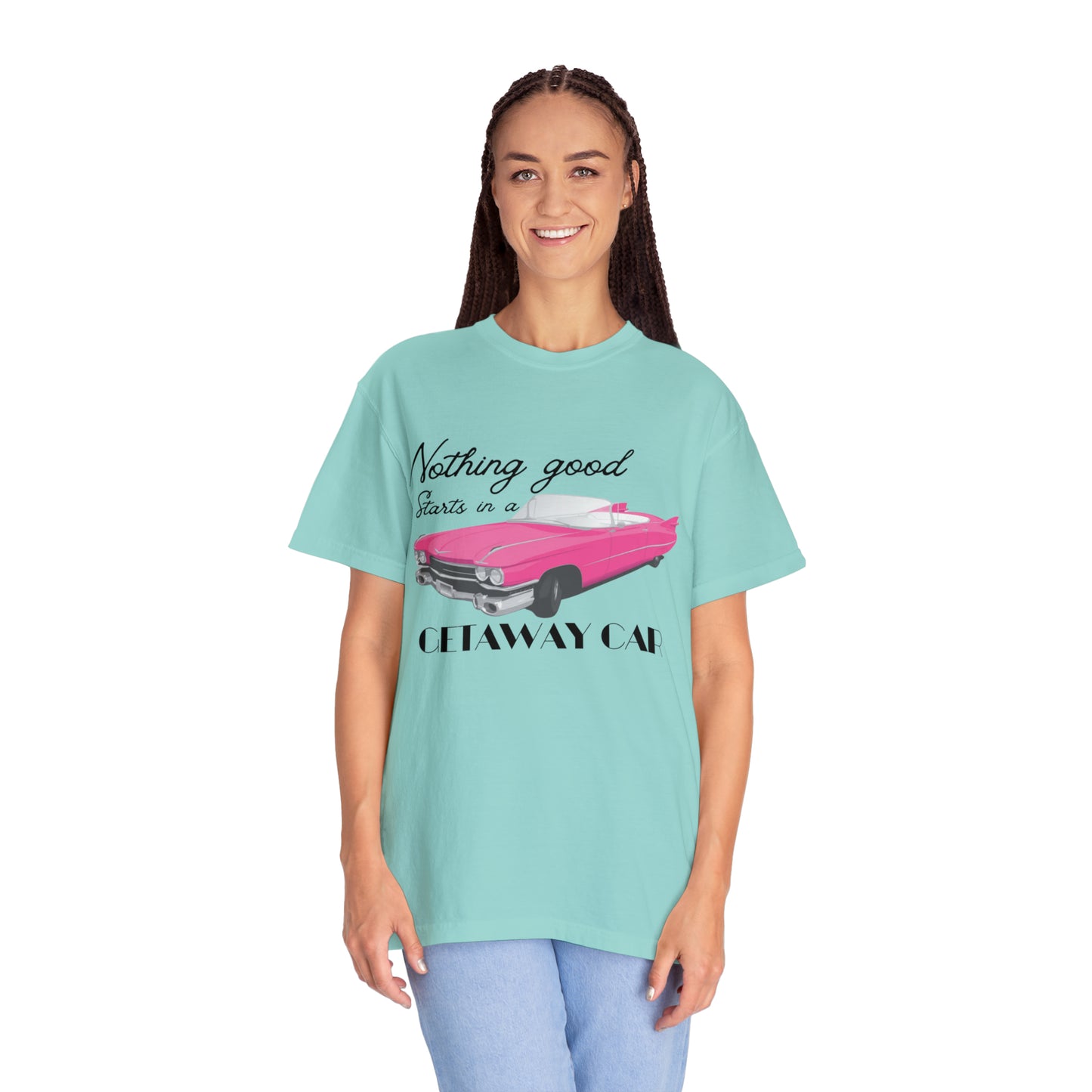 Pink convertible Getaway Car Shirt, Nothing Good, Reputation Album, Taylor Merch, Taylor Fan Gift, Concert TShirt, Comfort Colors