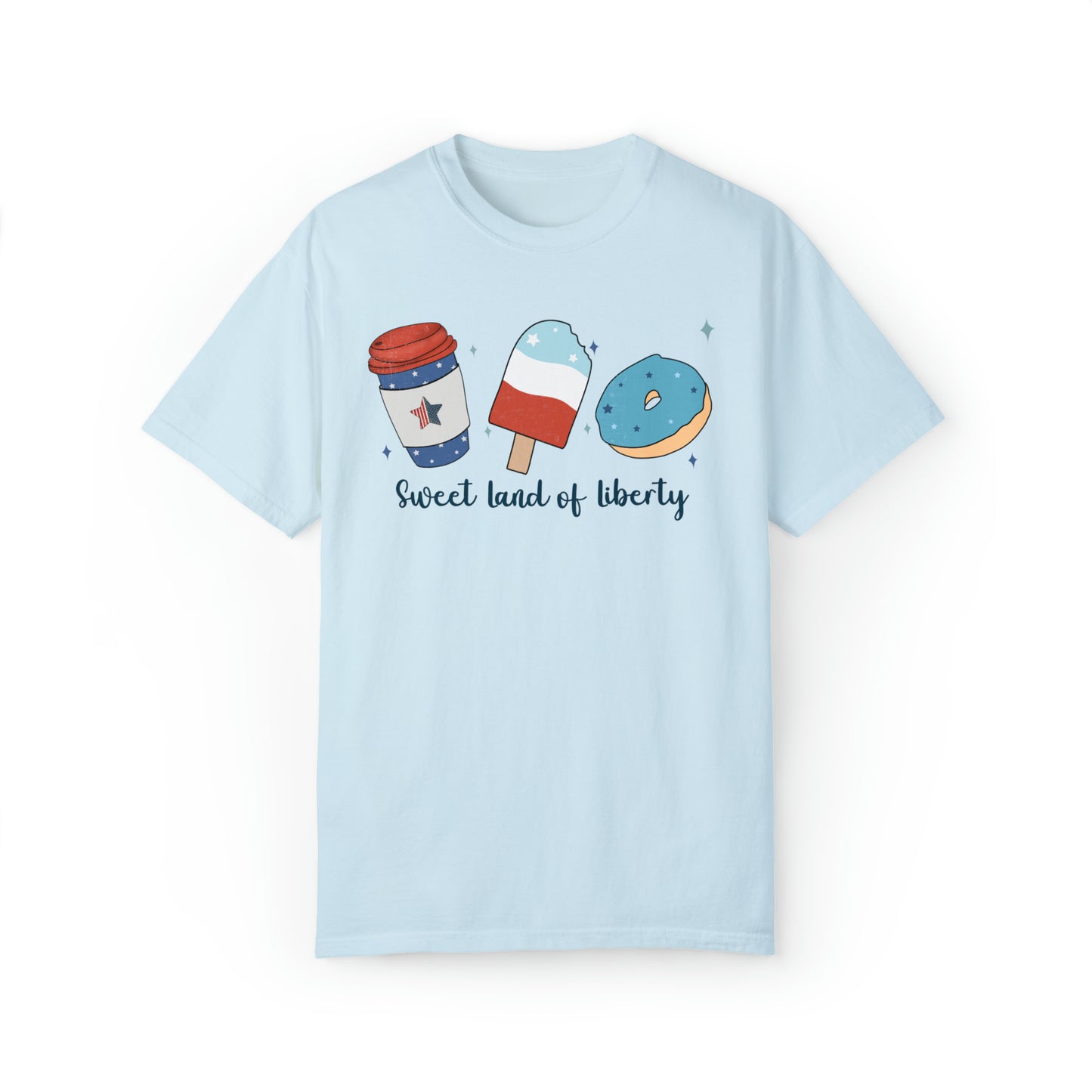 Cute comfort colors America Shirt,funny sweet land of liberty pun, 4th Of July Shirt, Fourth Of July, Patriotic USA Gift, Unisex Graphic Tee