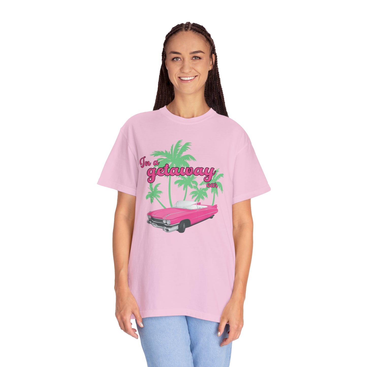 Pink convertible Getaway Car Shirt, Nothing Good, Reputation Album, Taylor Merch, Taylor Fan Gift, Concert TShirt, Comfort Colors