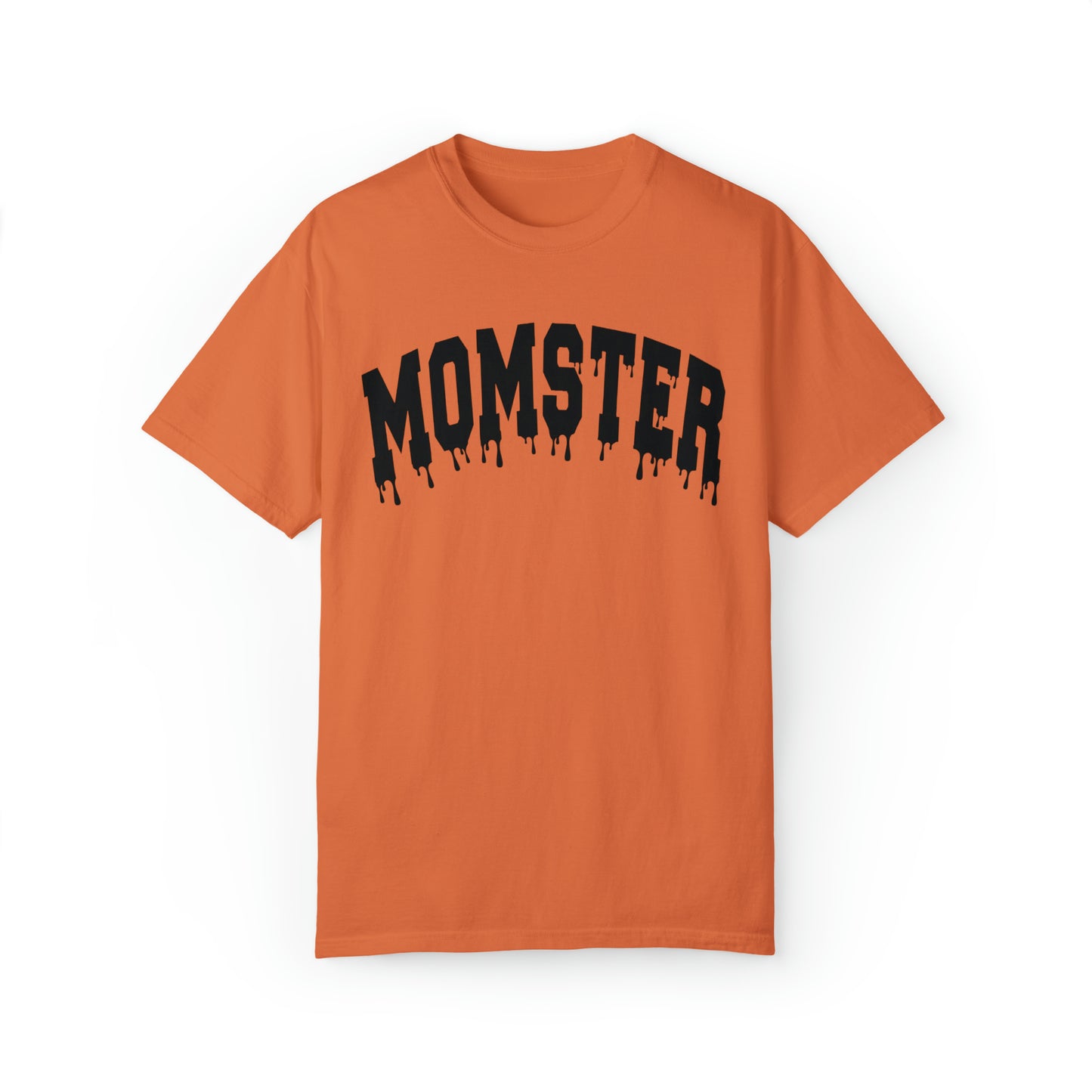 Comfort colors funny minimalist momster halloween tshirt, witchy autumn shirt, monster fall tee, zombie mom outfit, scary mama spooky season