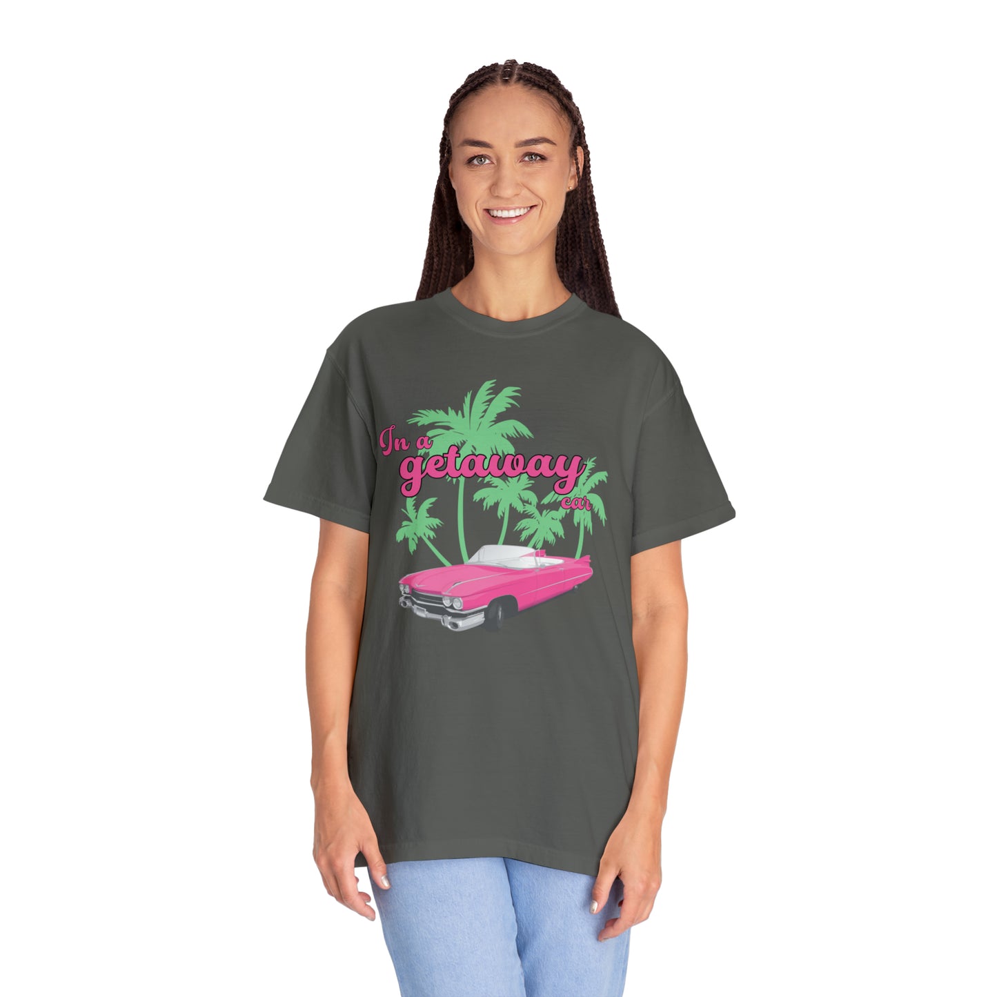 Pink convertible Getaway Car Shirt, Nothing Good, Reputation Album, Taylor Merch, Taylor Fan Gift, Concert TShirt, Comfort Colors