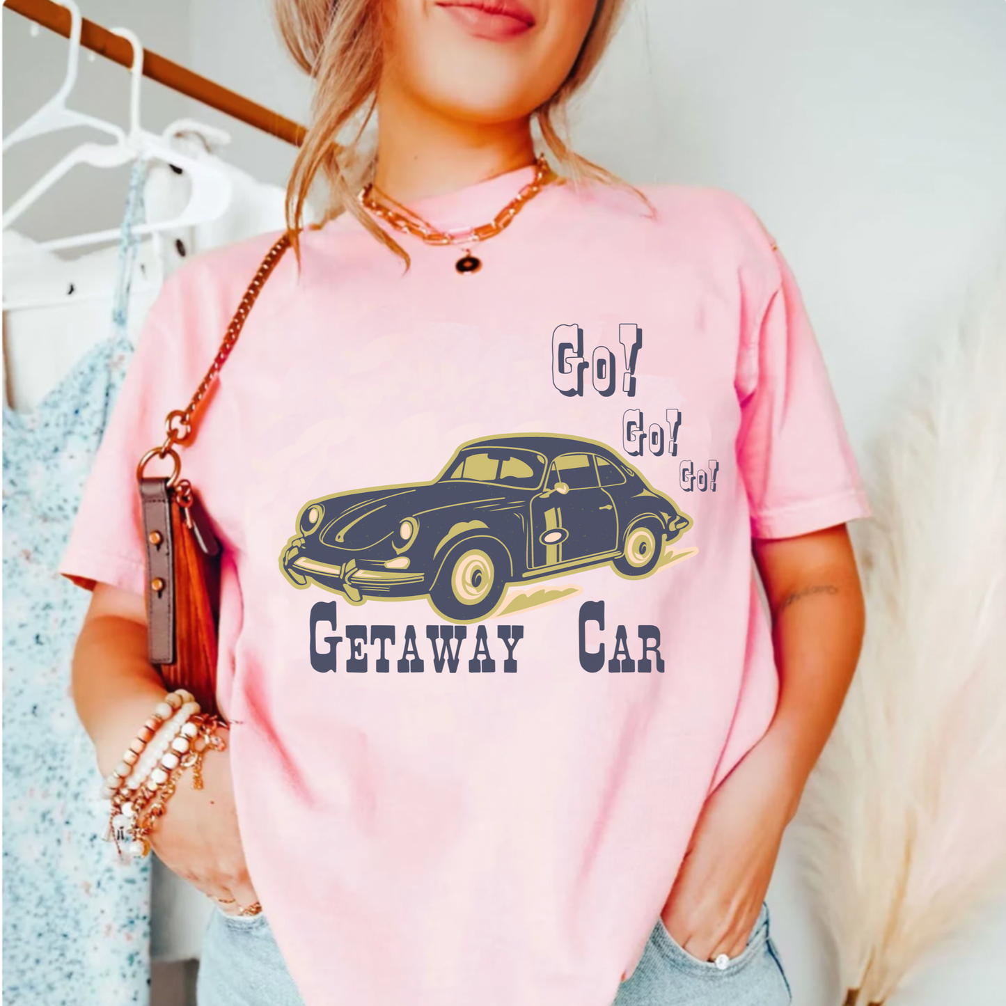 comfort colors Pink convertible Getaway Car Shirt,  Eras concert 2023 Shirts - taylor Fan tshirt - tour merch - gift idea for music stan