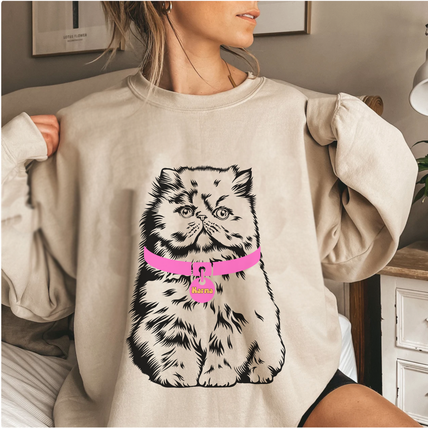 Funny Karma Is A Cat Taylor Midnights Unisex sweatshirt, Taylor tour Merch, swift fan sweater, eras concert hoodie, minimalist cat lover outfit