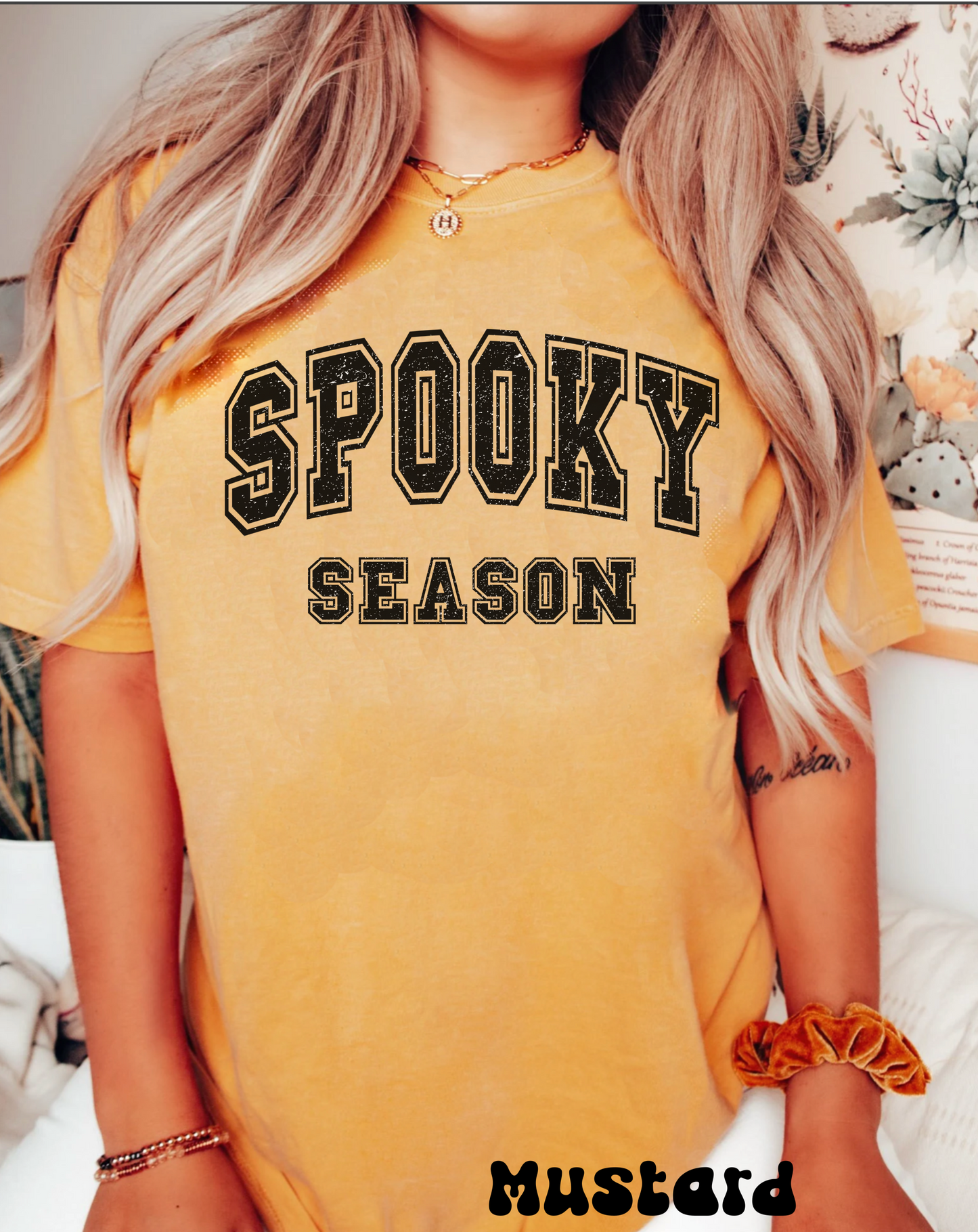 Comfort colors minimalist spooky season tshirt, halloween ghost shirt, witchy shirt, cute autumn lover tee, fall shirts